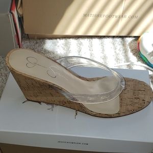 Jessica Simpson jelly wedges
